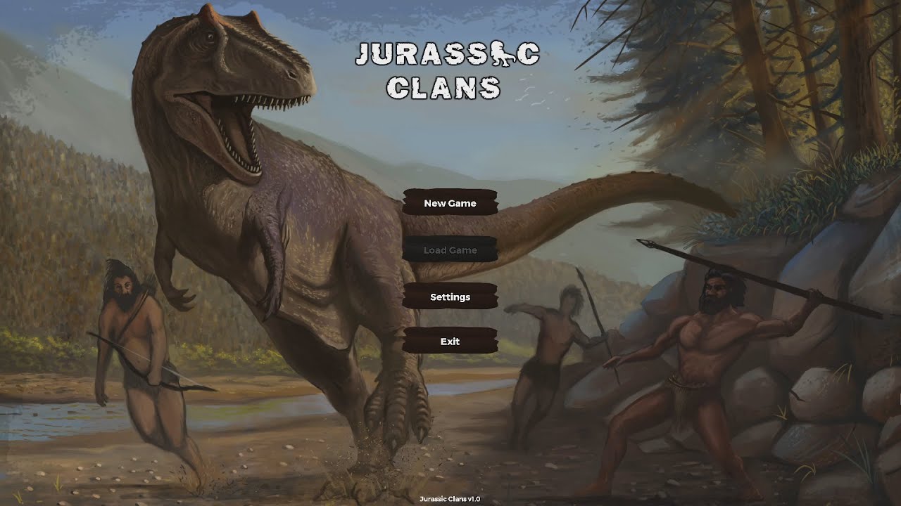 Zrzut ekranu z gry Jurassic Clans Pro - budowa osady